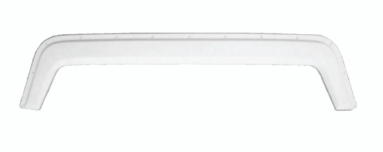 Icon 01539 Tandem Axle Fender Skirt FS740 for Fleetwood - Polar White - 1539