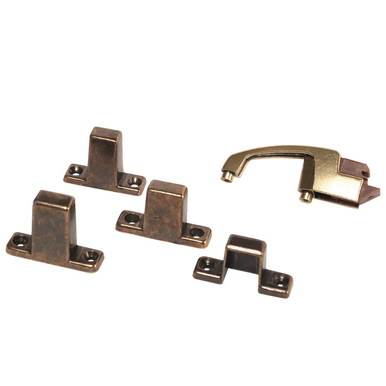 RV Designer H243 Positive Latch With 4 Strike Options - Antique Finish - H243