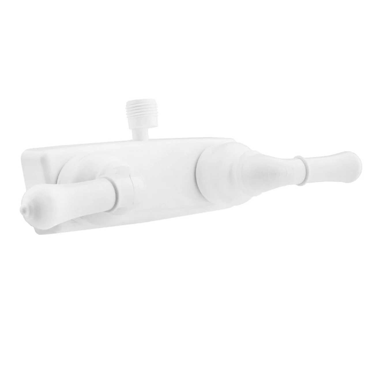 Dura Faucet Non-Metallic Classical RV Shower Faucet - White - DF-SA100C-WT
