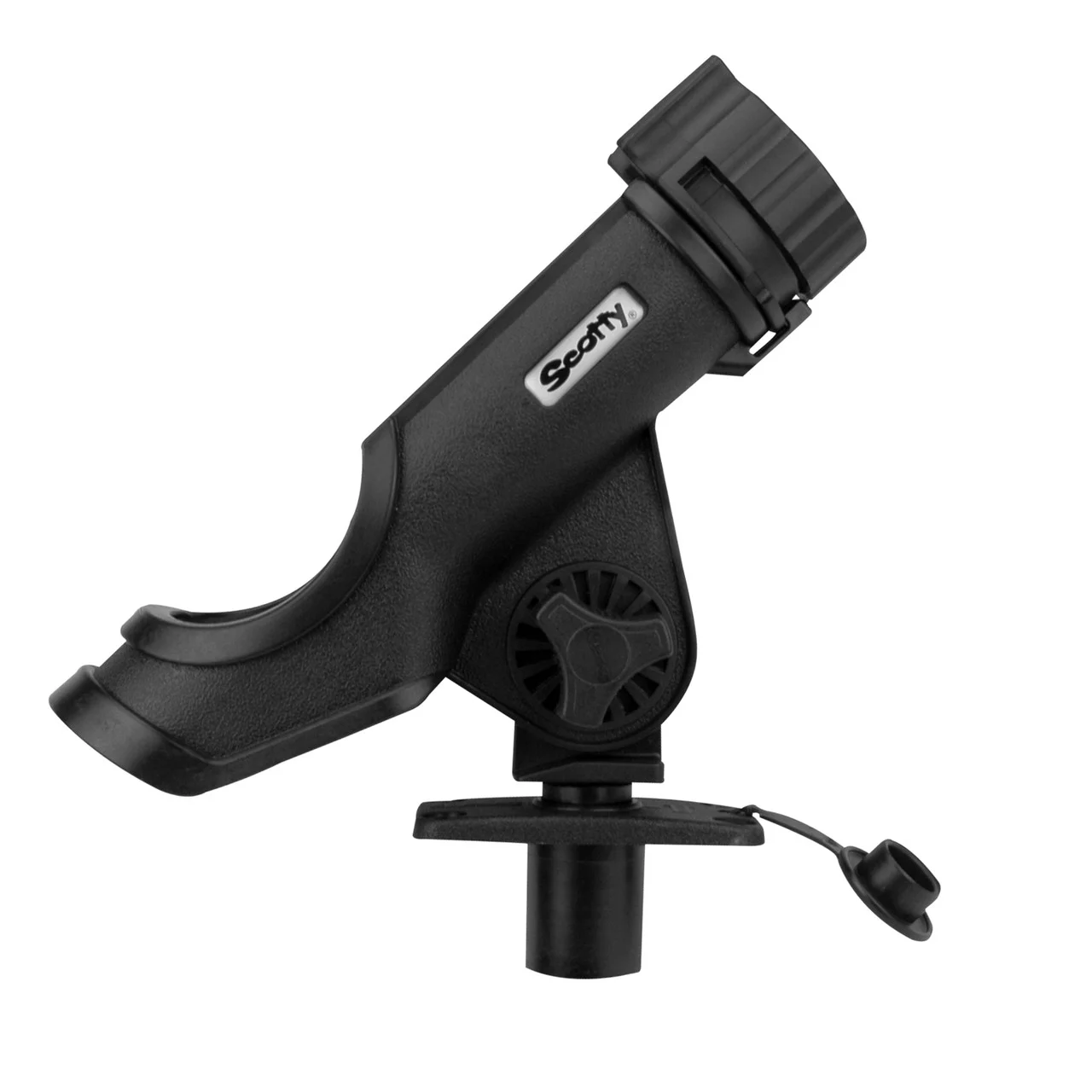 Scotty 0231-BK Power Lock Rod Holder with Flush Deck Mount - Black - 0231-BK