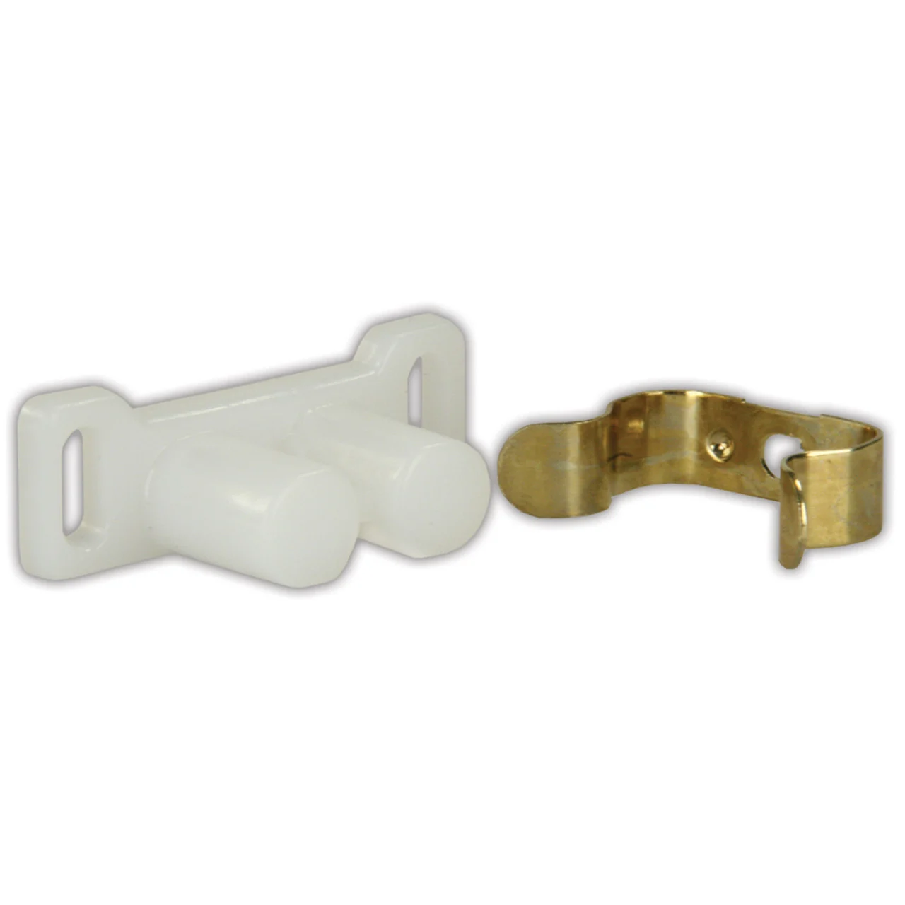 JR Products 70205 Barrel Catch with Metal Clip - Pack of 6 - 70205