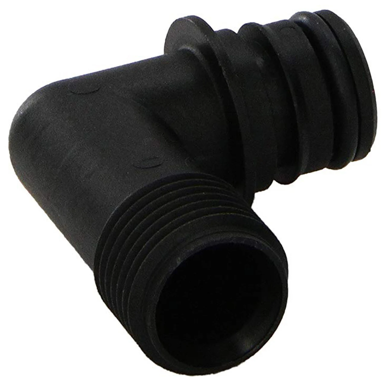 Flojet 20381-008 Quad Port Pump Fitting - Quad Port x 1/2"-14 Male Adapter, 90 Degree Elbow - 20381008