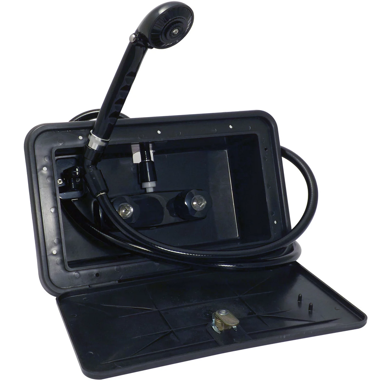 Phoenix Faucets PF266701 Exterior Shower Kit Box with 59" Vinyl Hose - Black - PF266701