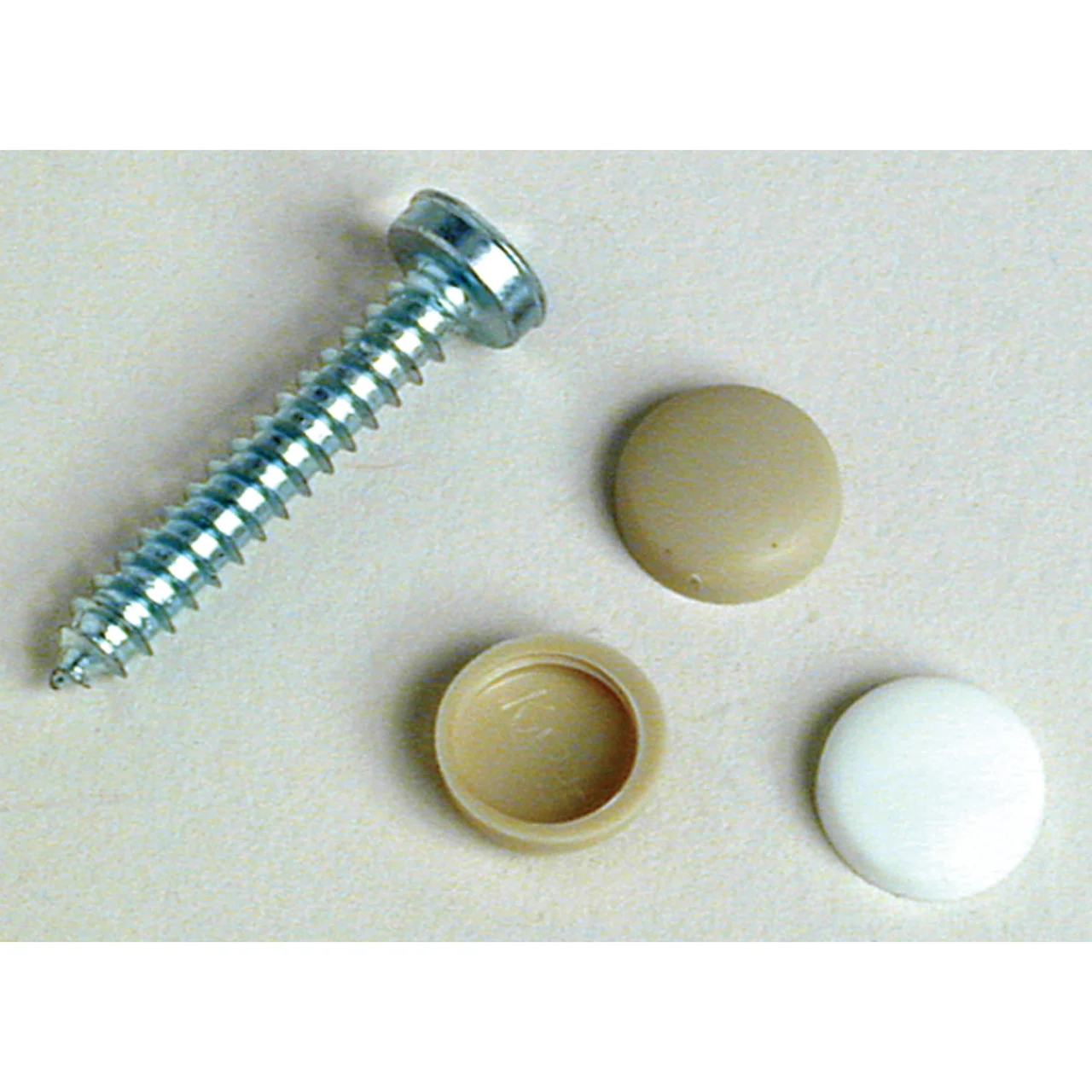 RV Designer H618 Dashboard Screws With Caps - White, Pack of 14 - H618