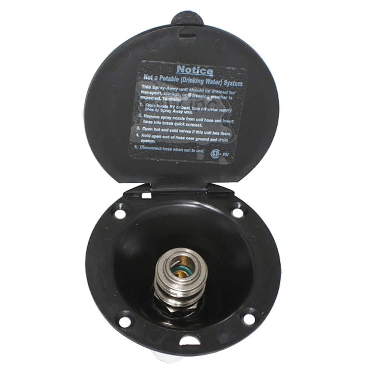 Phoenix Faucets PF147006 Quick Connect Valve - Black - PF147006