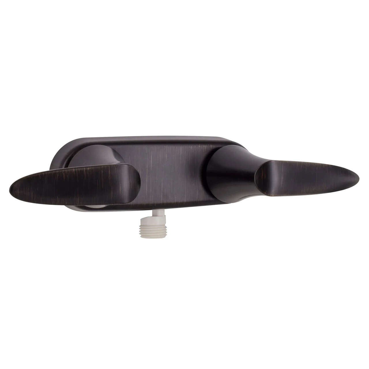 PF223503 Shower Valve 4" D-Spud Rubbed Bronze 2-Lever Handle - PF223503