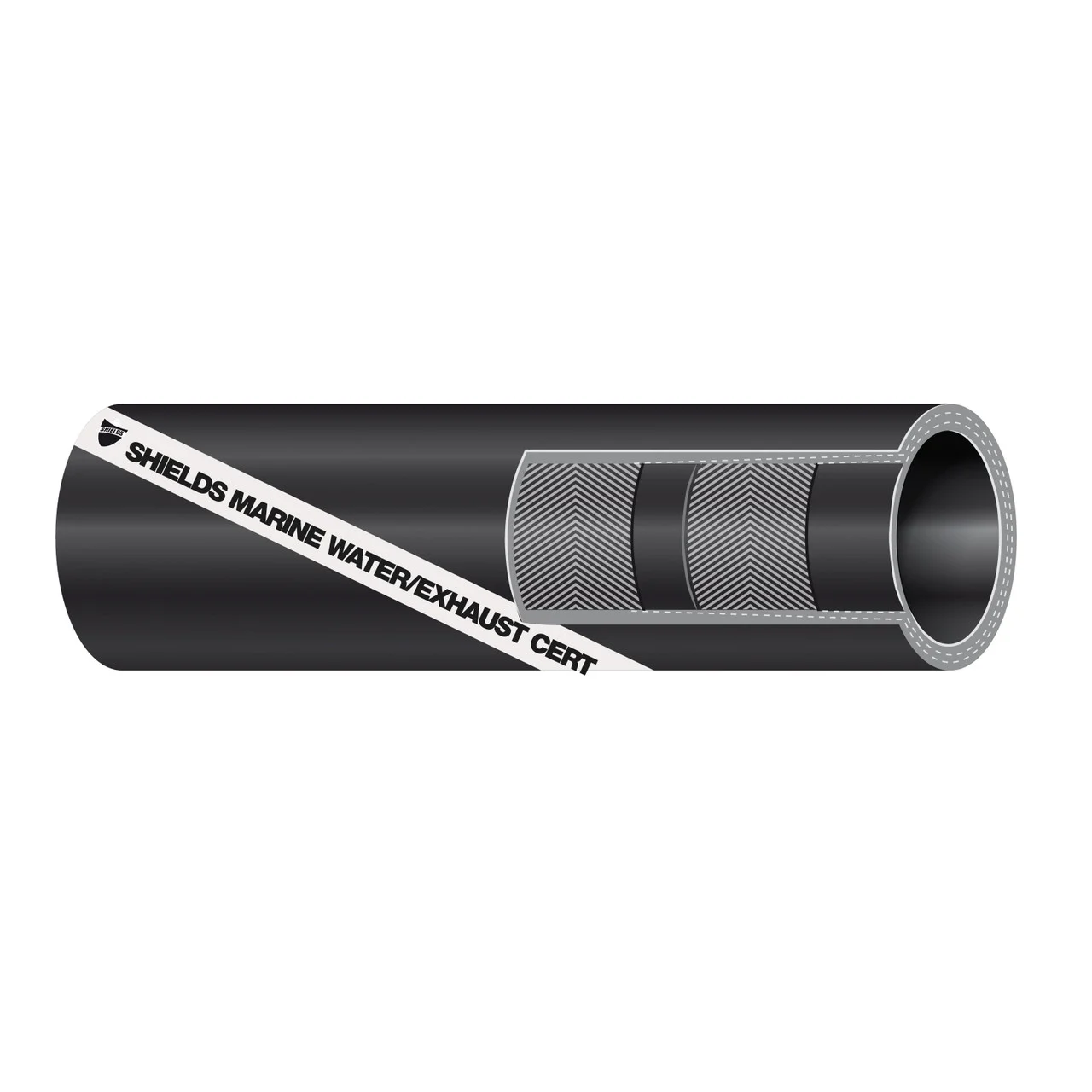 Sierra 116-200-6001 Shields Marine Exhaust/Water Hose (No Wire) - 6" x 6-1/4" - 116-200-6001