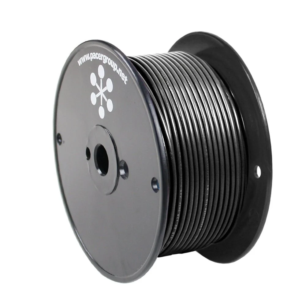 Pacer Black 14 AWG Primary Wire - 250' – Marine Electrical Replacement Part