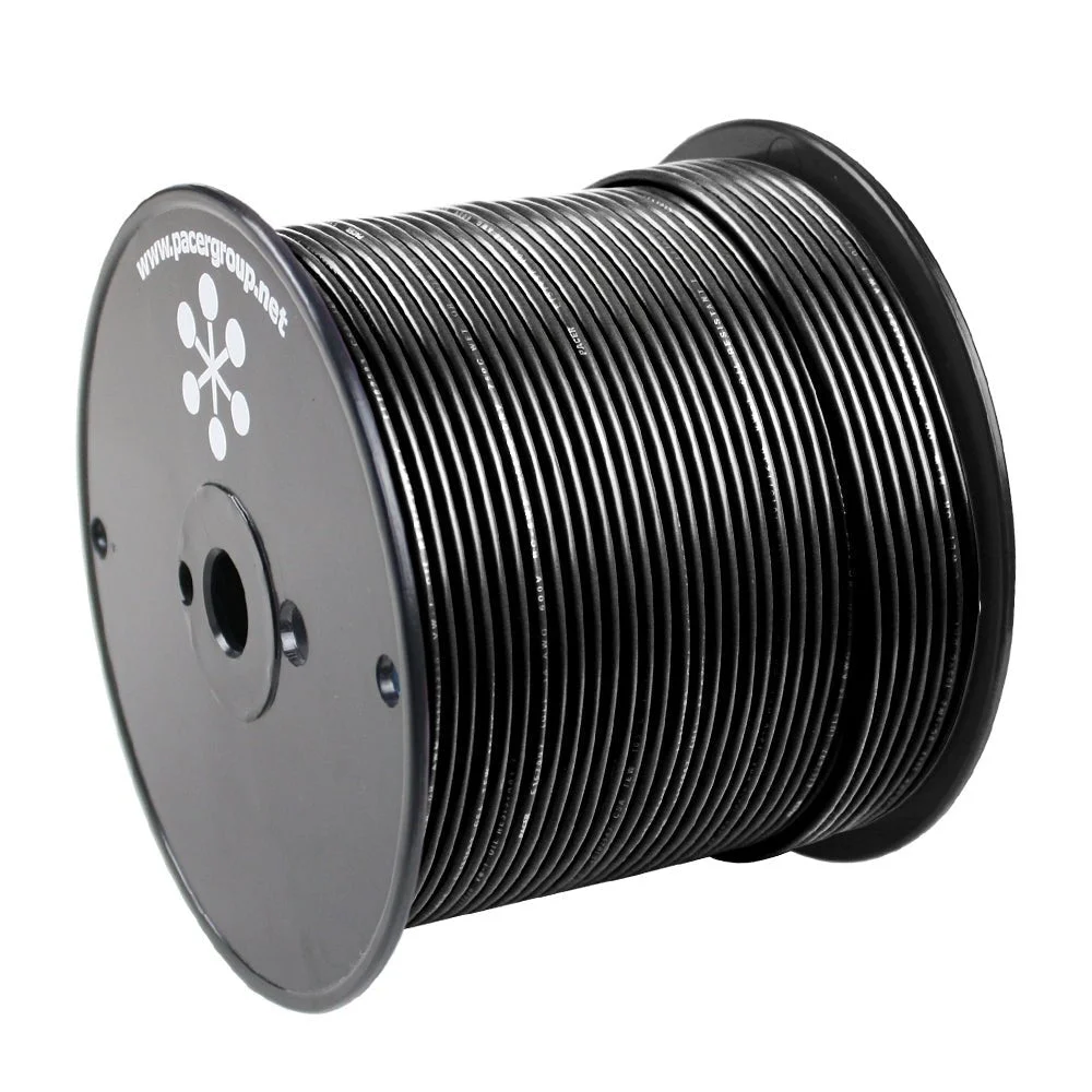 Pacer Black 16 AWG Primary Wire - 500' – Marine Electrical Replacement Part