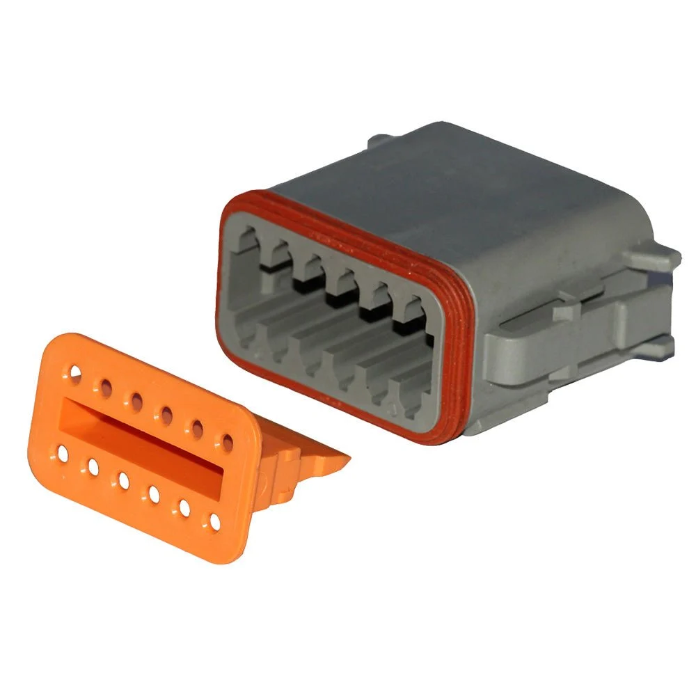 Pacer Deutsch DT Plug & Wedge Lock Kit - 12 Position - 5 Pack – Marine Boat Replacement Part