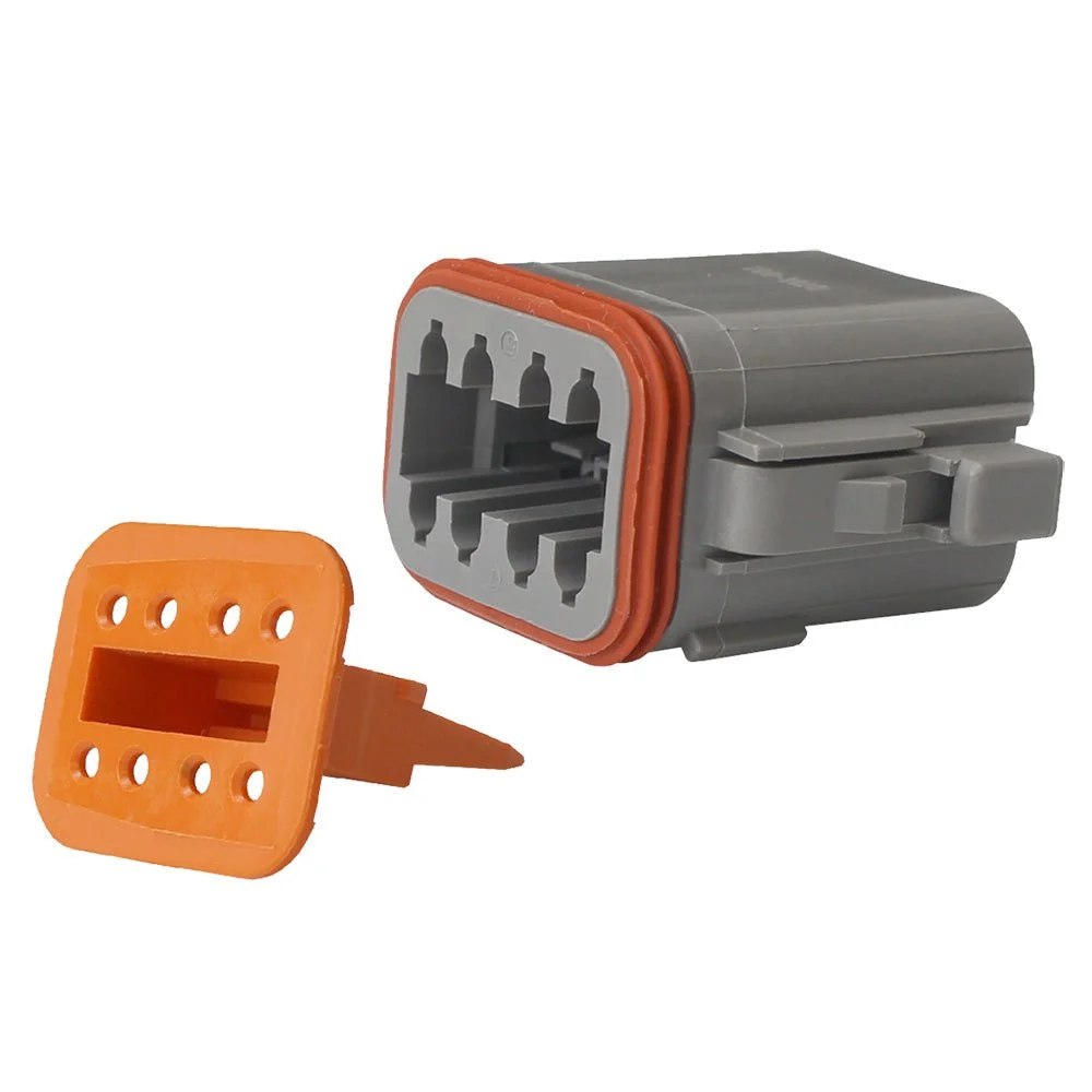 Pacer Deutsch DT Plug & Wedge Lock Kit - 8 Position - 5 Pack – Marine Boat Replacement Part