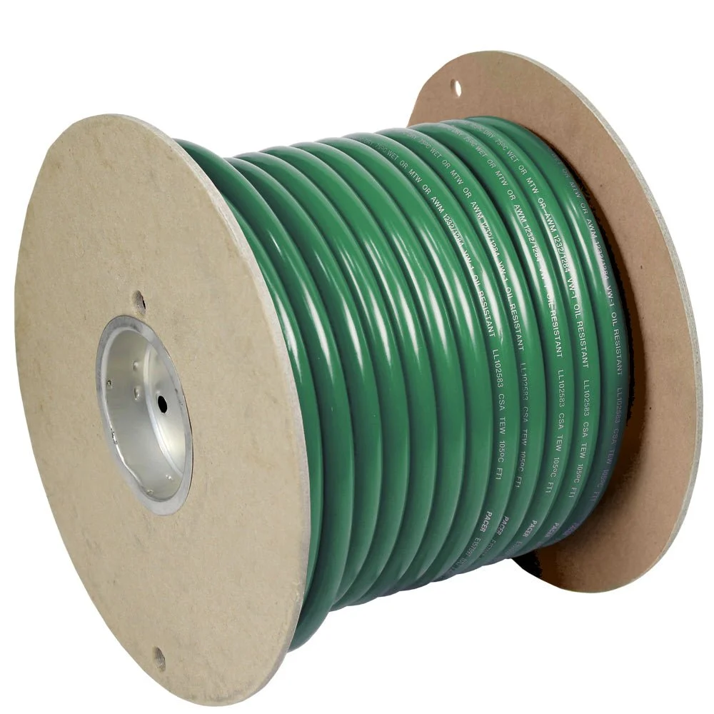 Pacer Green 4 AWG Battery Cable - 100' – Marine Electrical Replacement Part