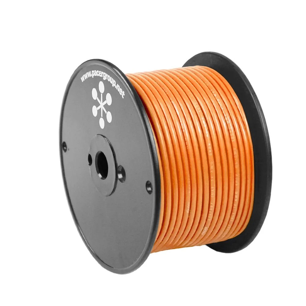 Pacer Orange 14 AWG Primary Wire - 100' – Marine Electrical Replacement Part