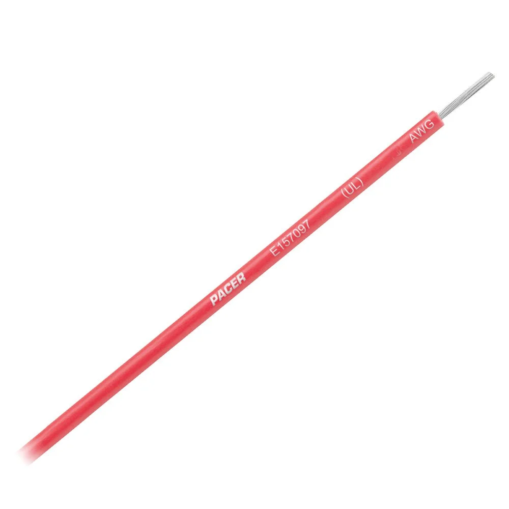 Pacer Red 14 AWG Primary Wire - 25' – Marine Electrical Replacement Part