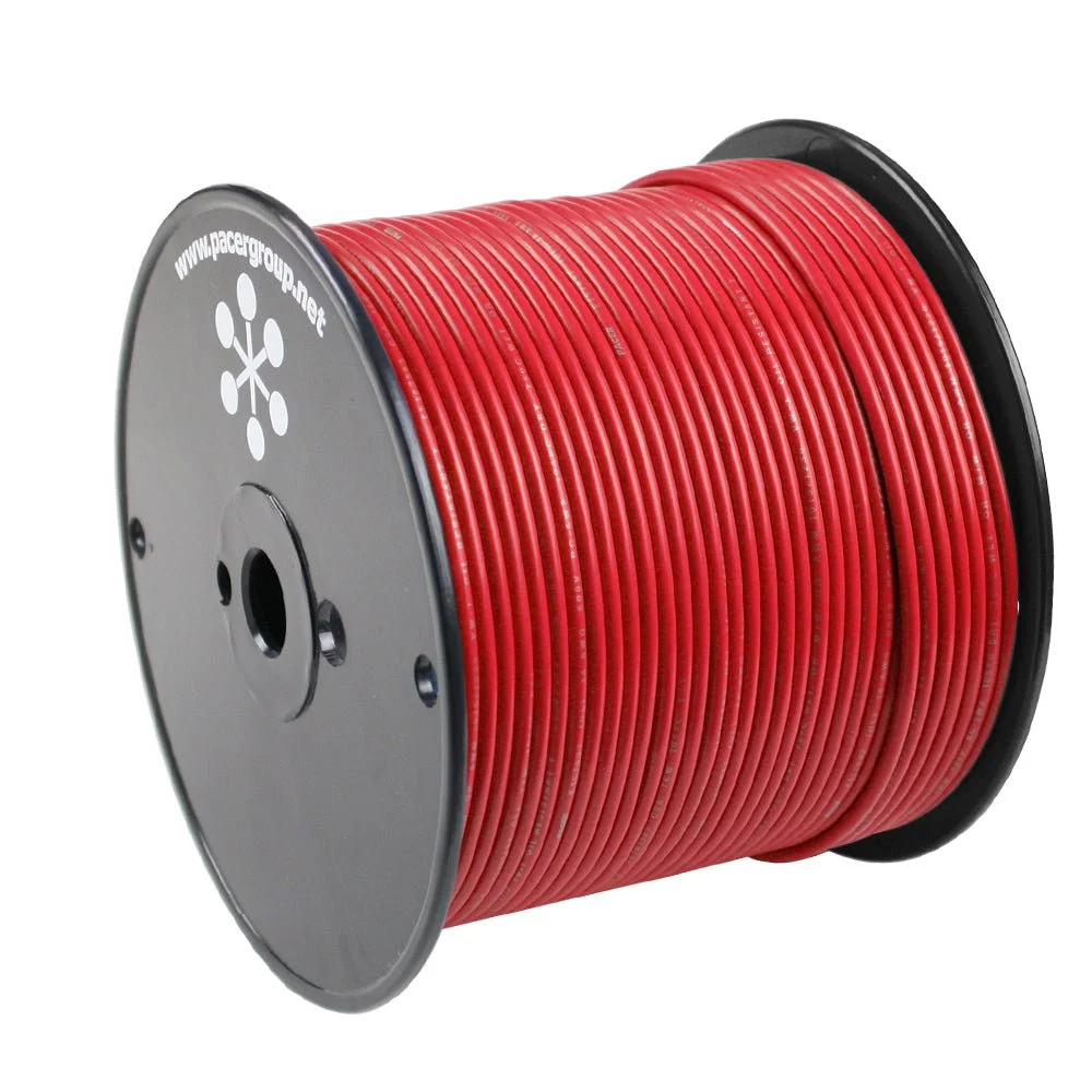 Pacer Red 8 AWG Primary Wire - 500' – Marine Electrical Replacement Part