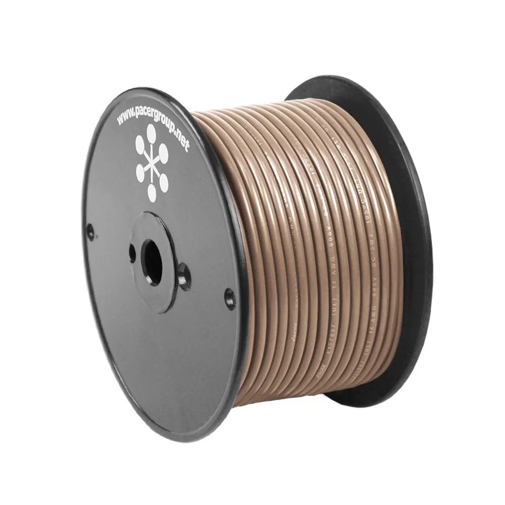 Pacer Tan 14 AWG Primary Wire - 100' – Marine Electrical Replacement Part