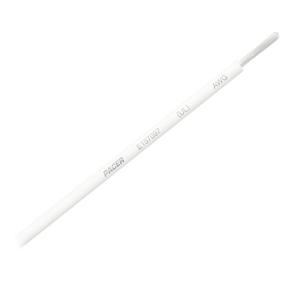 Pacer White 8 AWG Primary Wire - 25' – Marine Electrical Replacement Part