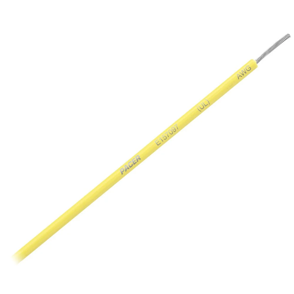 Pacer Yellow 16 AWG Primary Wire - 25' – Marine Electrical Replacement Part