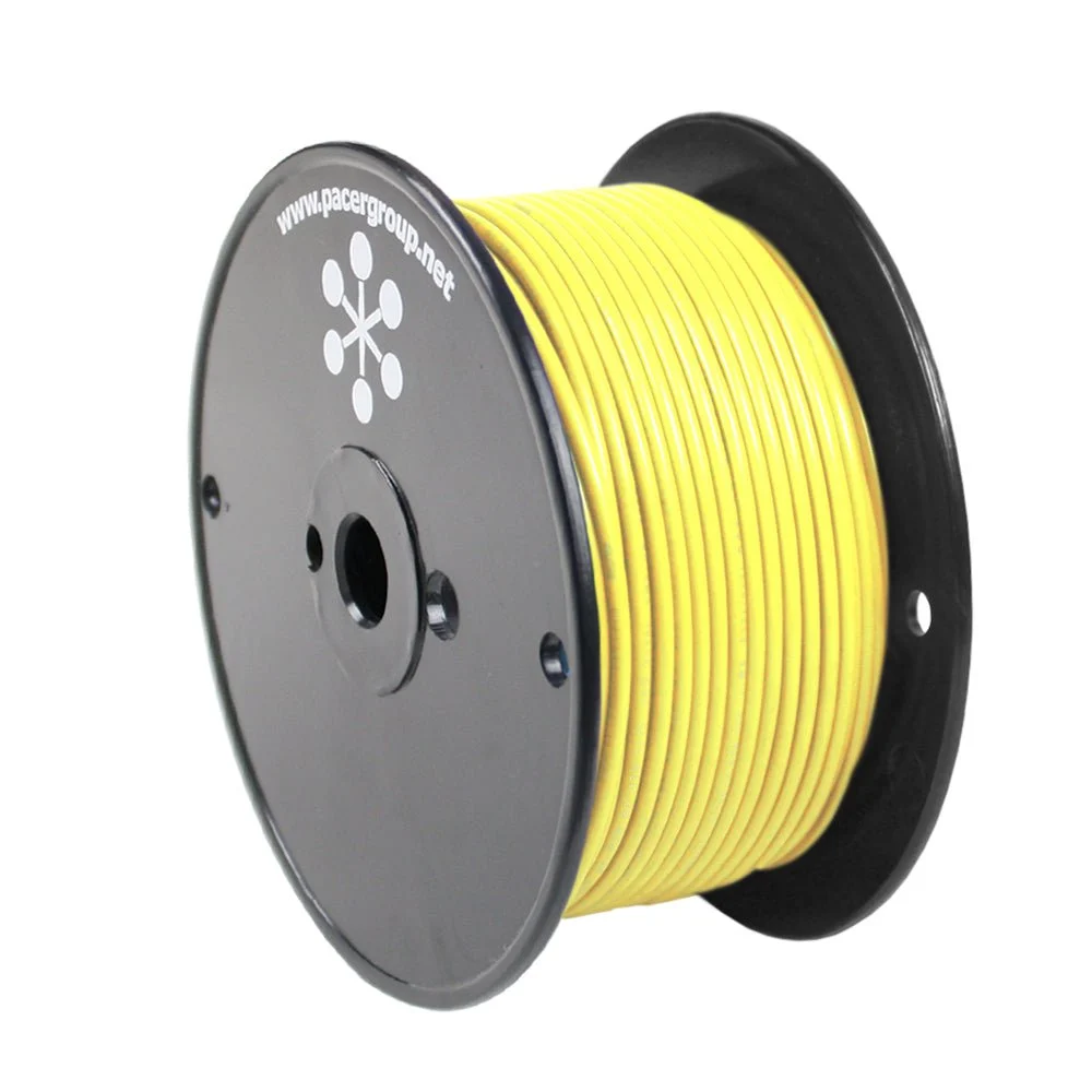 Pacer Yellow 18 AWG Primary Wire - 250' – Marine Electrical Replacement Part