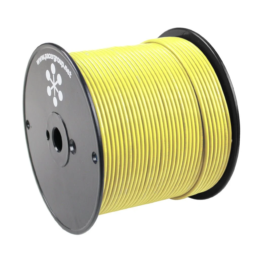 Pacer Yellow 18 AWG Primary Wire - 500' – Marine Electrical Replacement Part