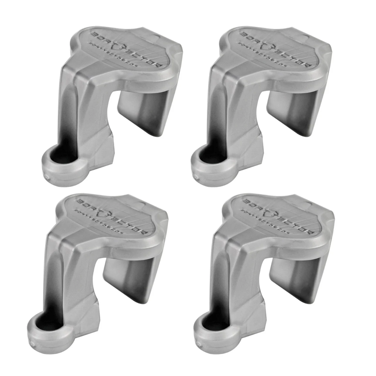 Extreme Max 3005.5002 BoatTector Pontoon Rail Fender Hanger/Adjuster - Gray, Pack of 4 - 3005.5002