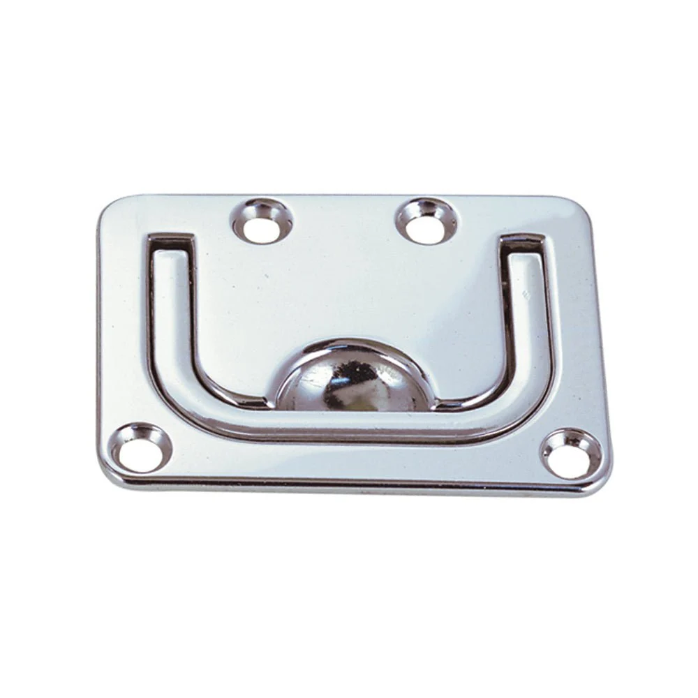 Perko Flush Lifting Handle - Chrome Plated Zinc - 3" x 2-¼" – Marine Boat Replacement Part
