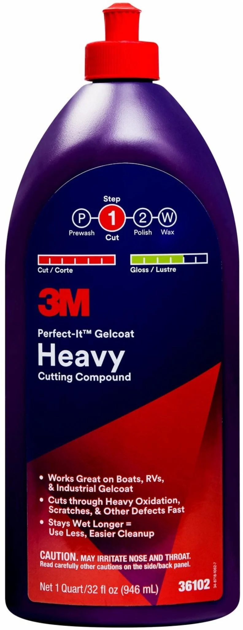 3M Pn36102 3M Prfcit Glcoat Hc Cmpd Qt – Marine Boat Replacement Part