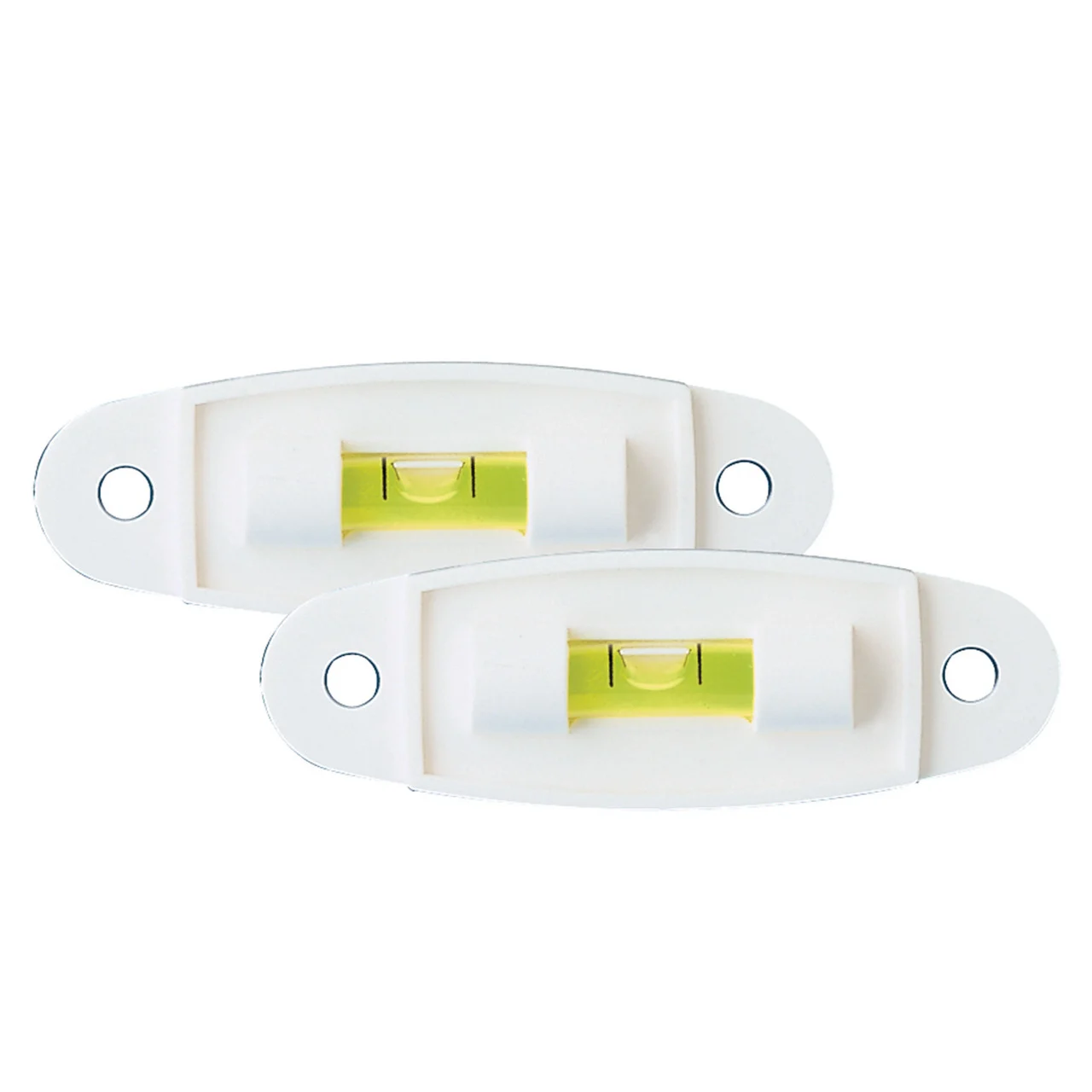 RV Designer E409 Bubble Level - Screw-On, 2-1/2" x 1-3/4" - E409