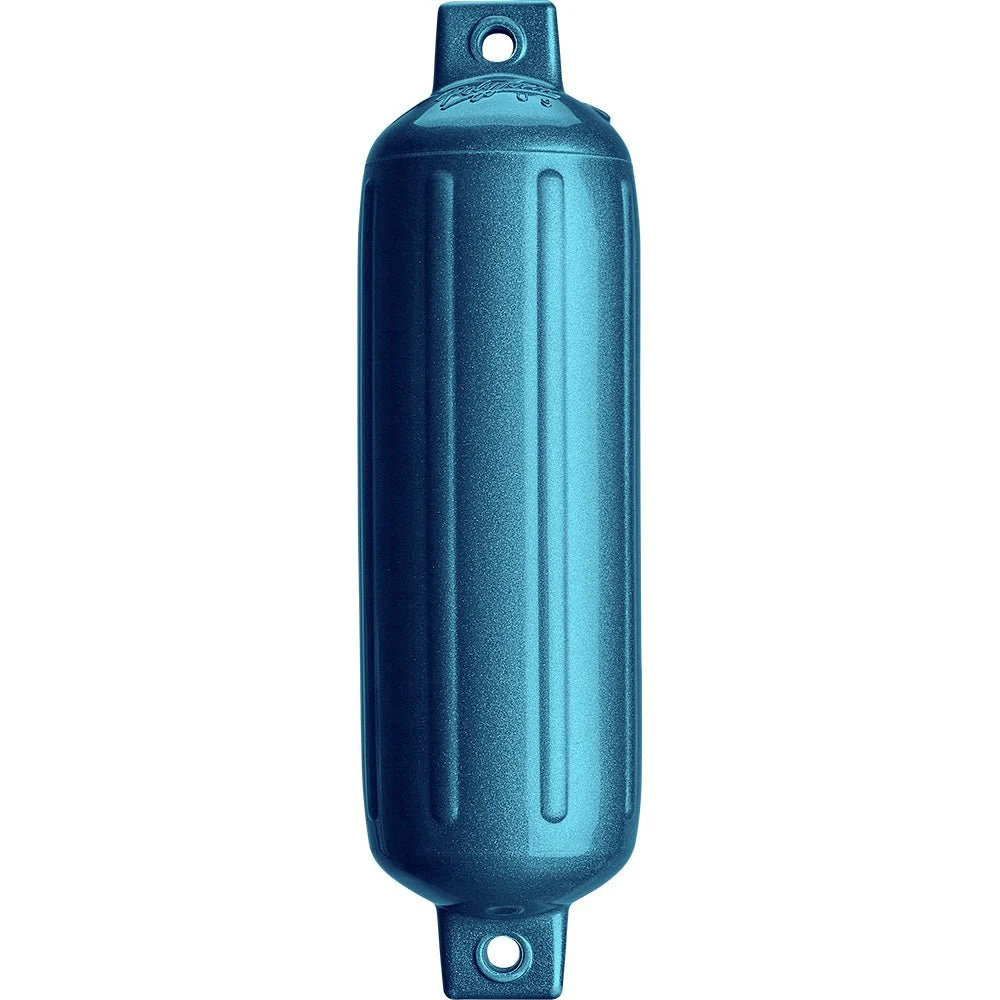 Polyform U.S. Polyform G-4 Twin Eye Fender 6.5" x 22" - Metallic Blue – Marine Boat Replacement Part