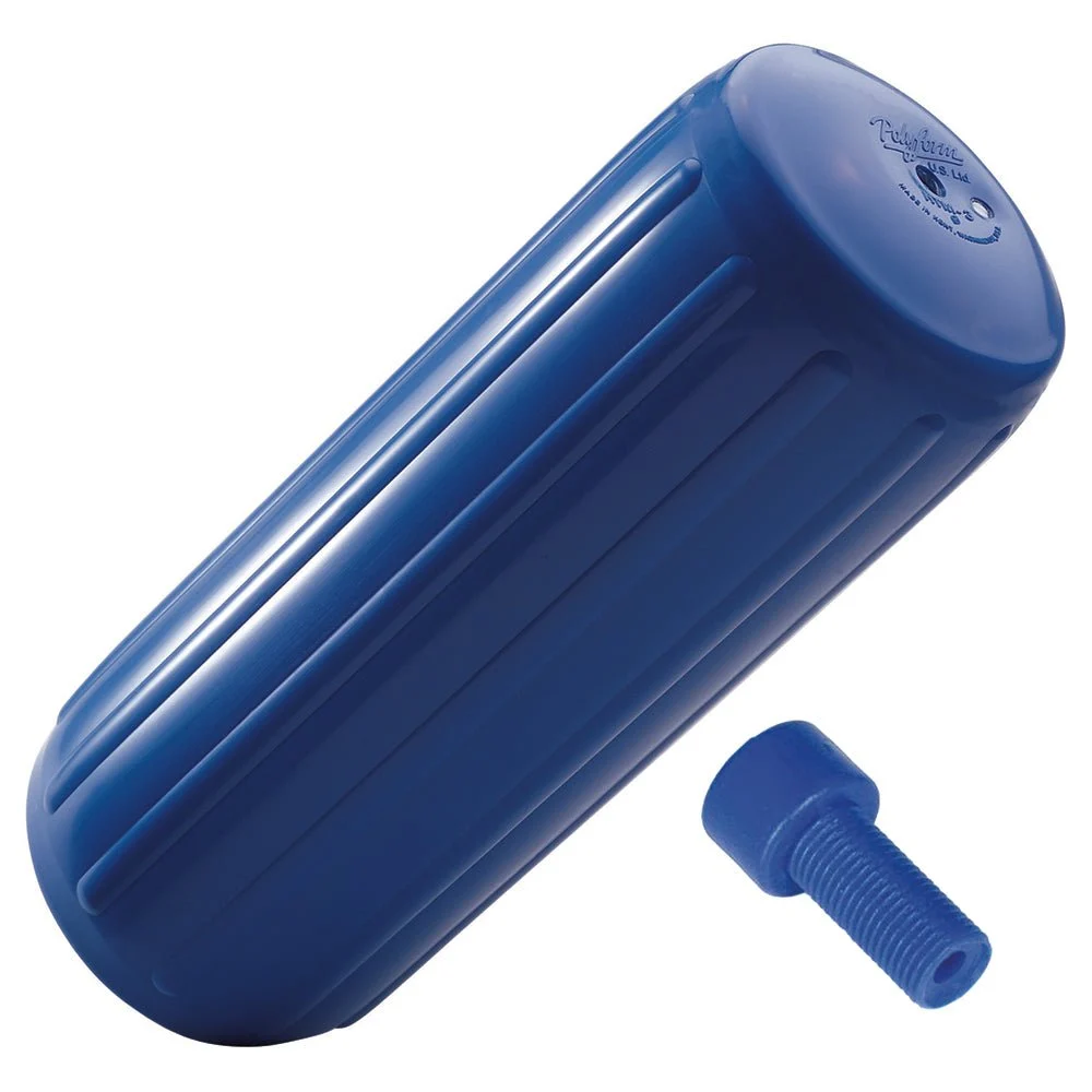 Polyform U.S. Polyform HTM-4 Fender 13.5" x 34.8" - Blue w/Adapter – Marine Boat Replacement Part