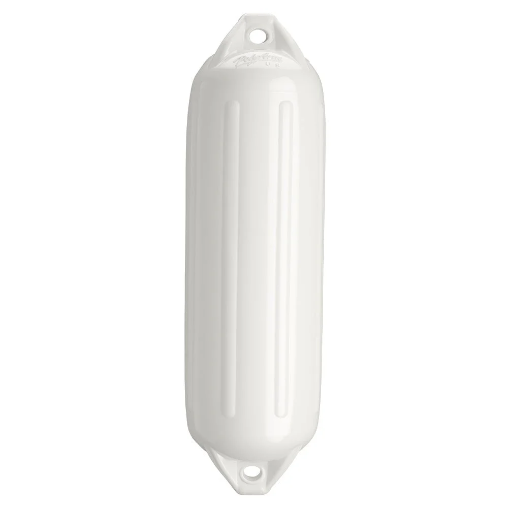 Polyform U.S. Polyform NF-4 Heavy Duty Twin Eye Fender 6.4" X 21.6" - White – Marine Boat Replacement Part