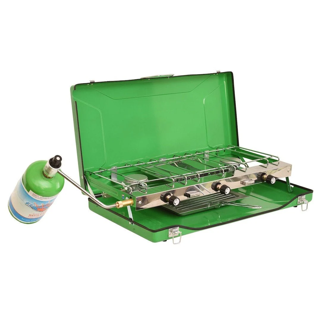Flame King Portable 3 Burner Propane Gas Campi – Marine Boat Replacement Part
