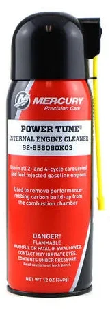 OEM Mercury MerCrusier Power Tune Internal Engine Cleaner 12oz 92-858080K03