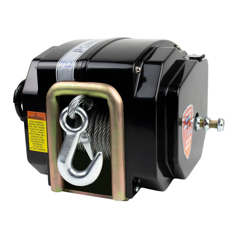 Powerwinch 712A Trailer Winch w/20' Strap – Marine Boat Replacement Part