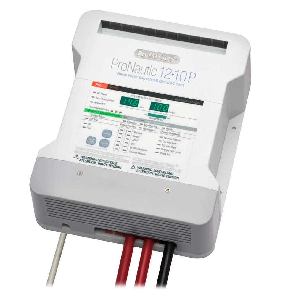 ProMariner ProNautic 1210P 10 Amp 2 Bank Battery Charger – Marine Boat Replacement Part