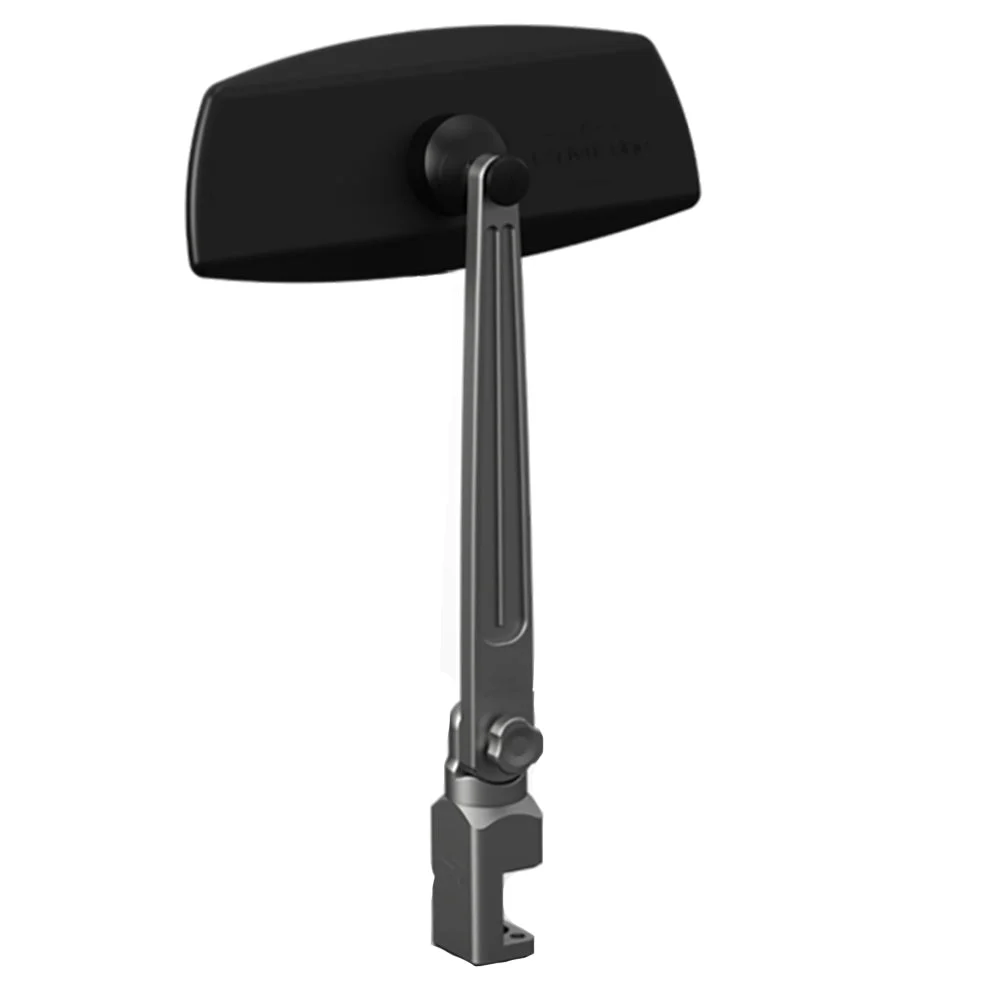 PTM Edge Pontoon Mirror/Bracket Kit w/VR-100 Pro & PCX-200 (Titanium Grey) – Marine Boat Replacement Part