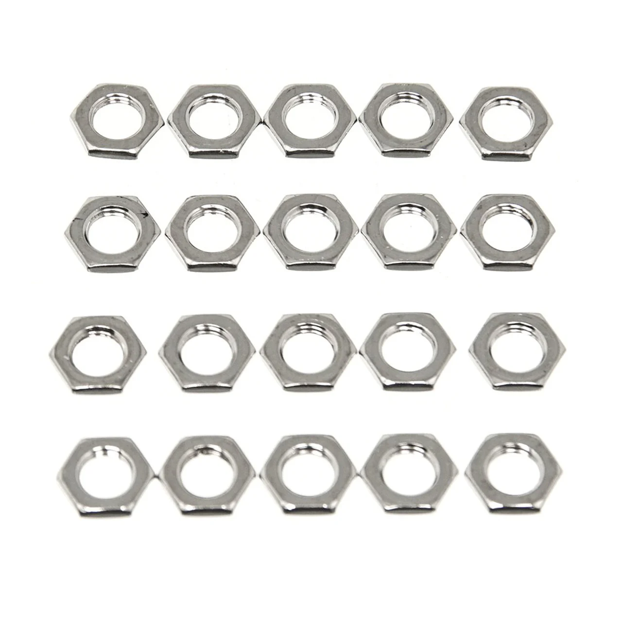 Wheel Masters 9022-20 Hardware, 5/16" - 32 Nut Nickel Plated - 20 Pack - 9022-20