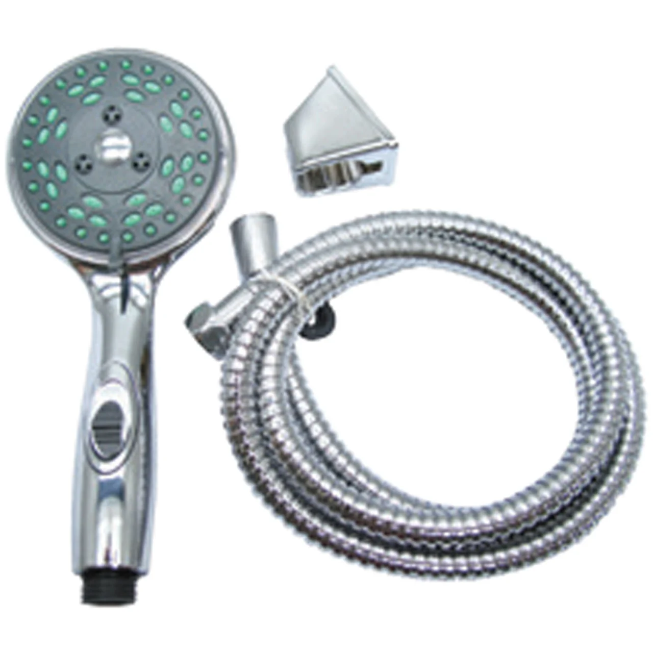American Brass CRD-DX-APS80C RV Deluxe 5-Function Massaging Shower Kit With Pressure Assist And Water Saving Feature - Chrome - CRD-DX-APS80C