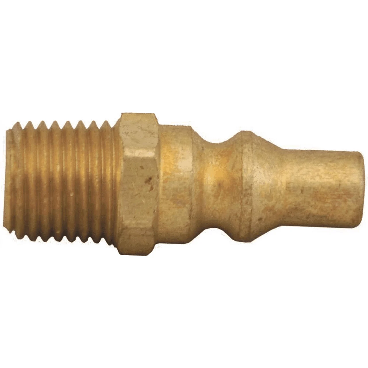 Marshall Excelsior ME-GMC4-02 Quick Disconnect Fitting Full Flow Male Plug - QD 1/4" MPT Nipple - ME-GMC4-02