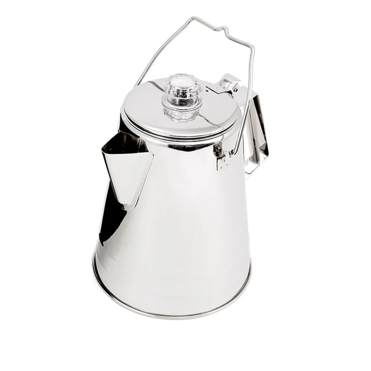 GSI Outdoors Glacier Stainless Steel Conical Percolator - 8 cup - 65008