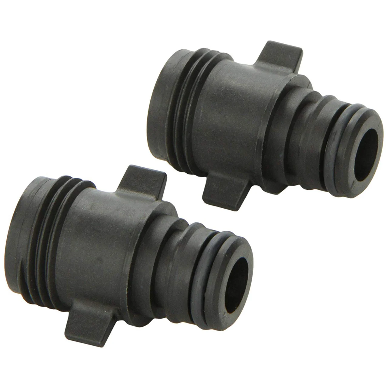 Flojet 20381-007 Quad Port Pump Fitting - Quad Port x Garden Hose Adapter, Straight - 20381007