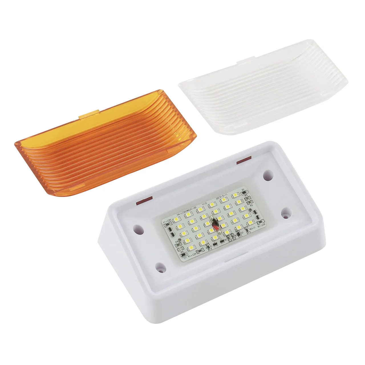 Ming's Mark 9090119 Green LongLife 12V LED Rectangular Porch Light - White - 9090119