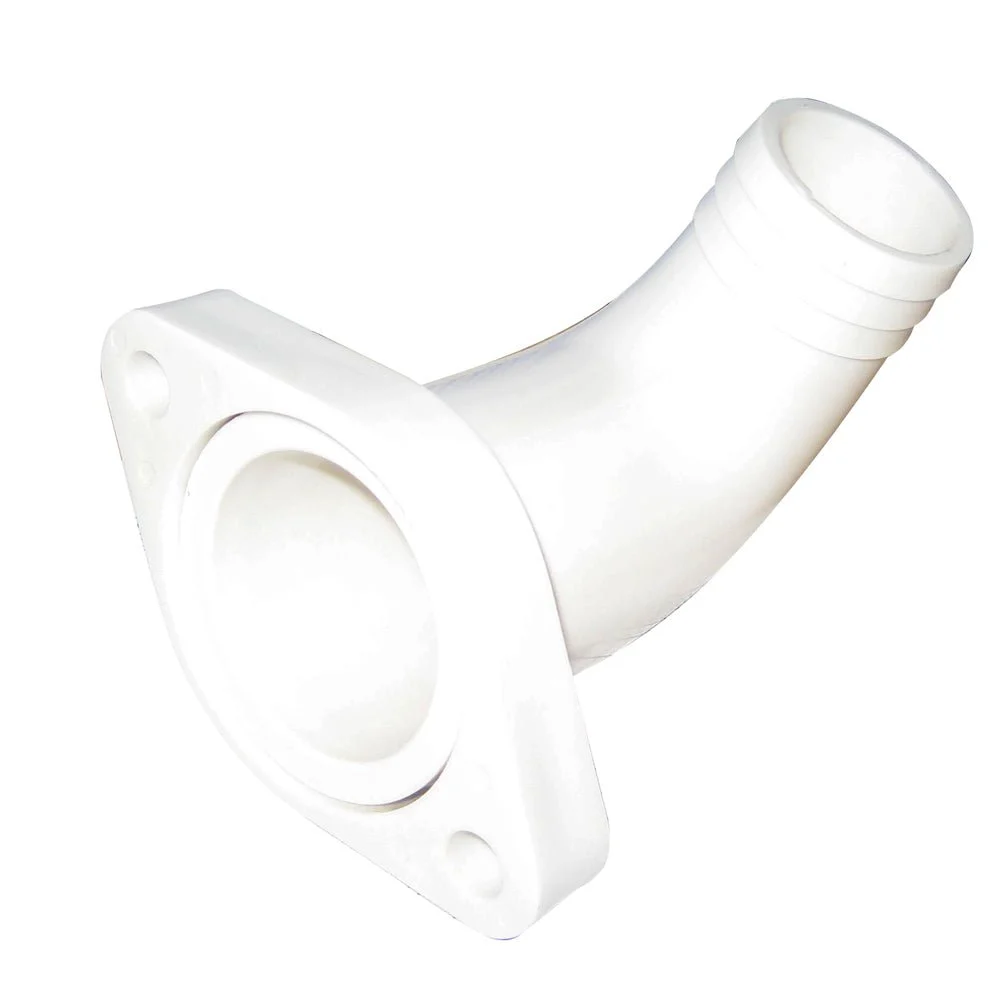Raritan 90° Discharge Adapter w/Flange - Straight To 90° – Boat Pump & Plumbing Part