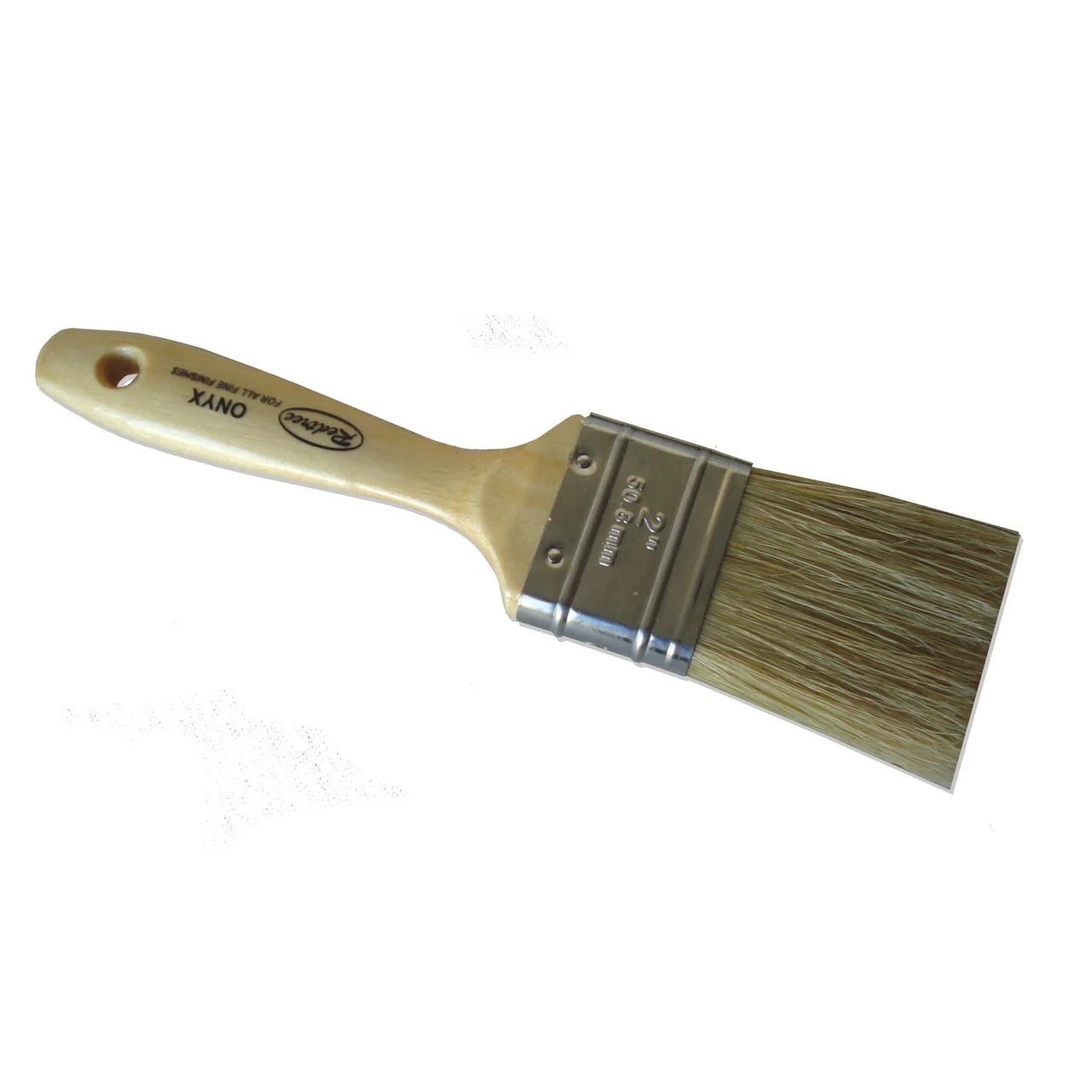 Redtree Industries 12033 Onyx Natural Bristle All-Around Paint Brush - 2" - 12033