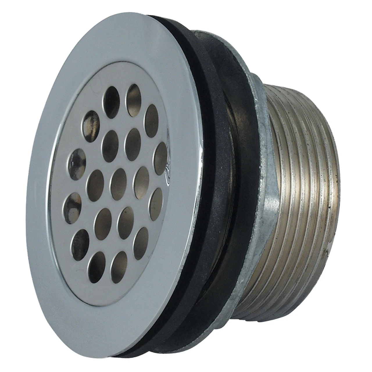 JR Products 9495-211-022 Shower Strainer with Rubber and Plastic Washer - 9495-211-022