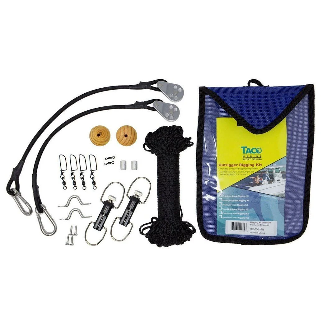 Taco Metals Rigging Kit Premium Black – Marine Boat Replacement Part