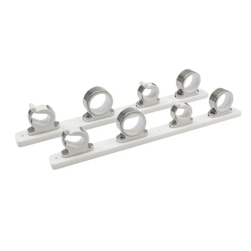Taco Metals Rod Hanger 4-Rod Ss W/Poly Rack Wh – Marine Boat Replacement Part