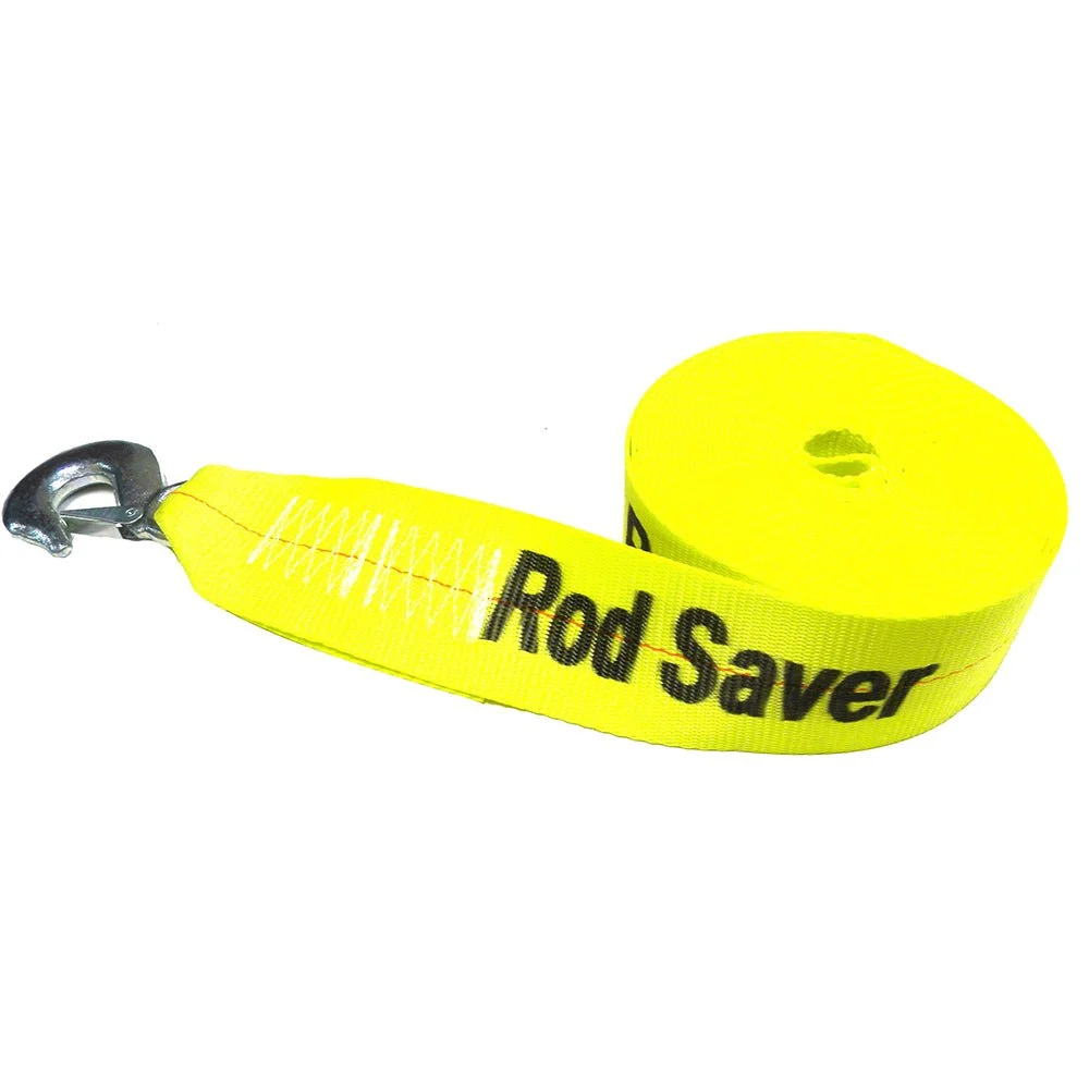 Rod Saver Heavy-Duty Winch Strap Replacement - Yellow - 3" x 25' – Marine Electrical Replacement Part