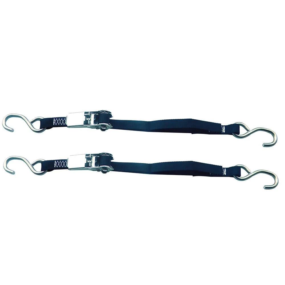 Rod Saver Stainless Steel Ratchet Tie-Down - 1" x 6' - Pair – Marine Boat Replacement Part