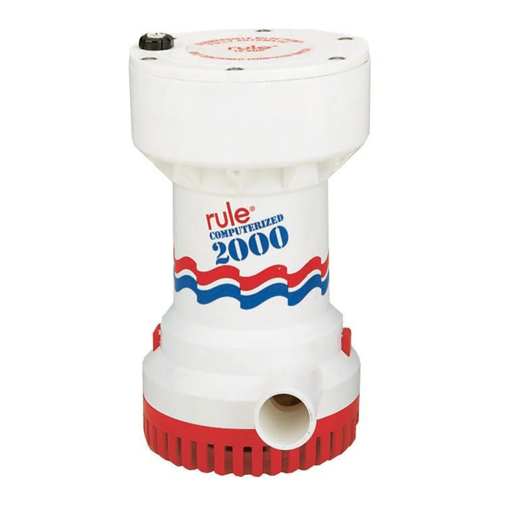 Rule 2000 G.P.H. Automatic Bilge Pump – Marine Boat Replacement Part